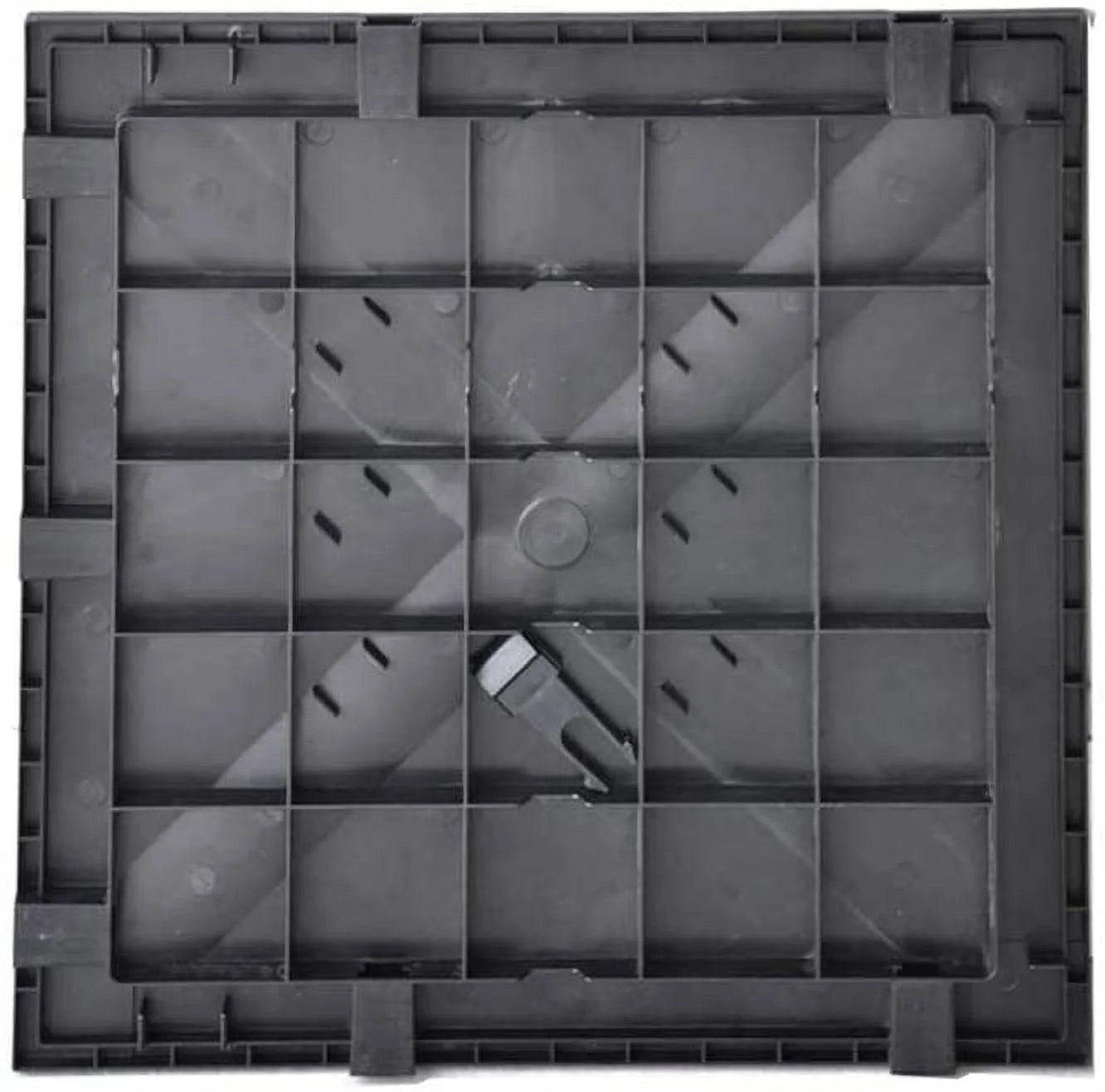 TentandTable Black Sparkle Portable Commercial Dance Floor - Indoor & Outdoor, 9 ft x 9 ft