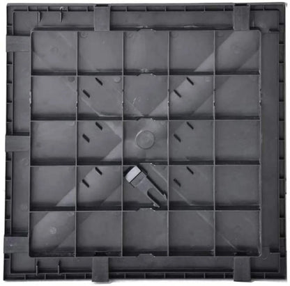 TentandTable Black Sparkle Portable Commercial Dance Floor - Indoor & Outdoor, 9 ft x 9 ft