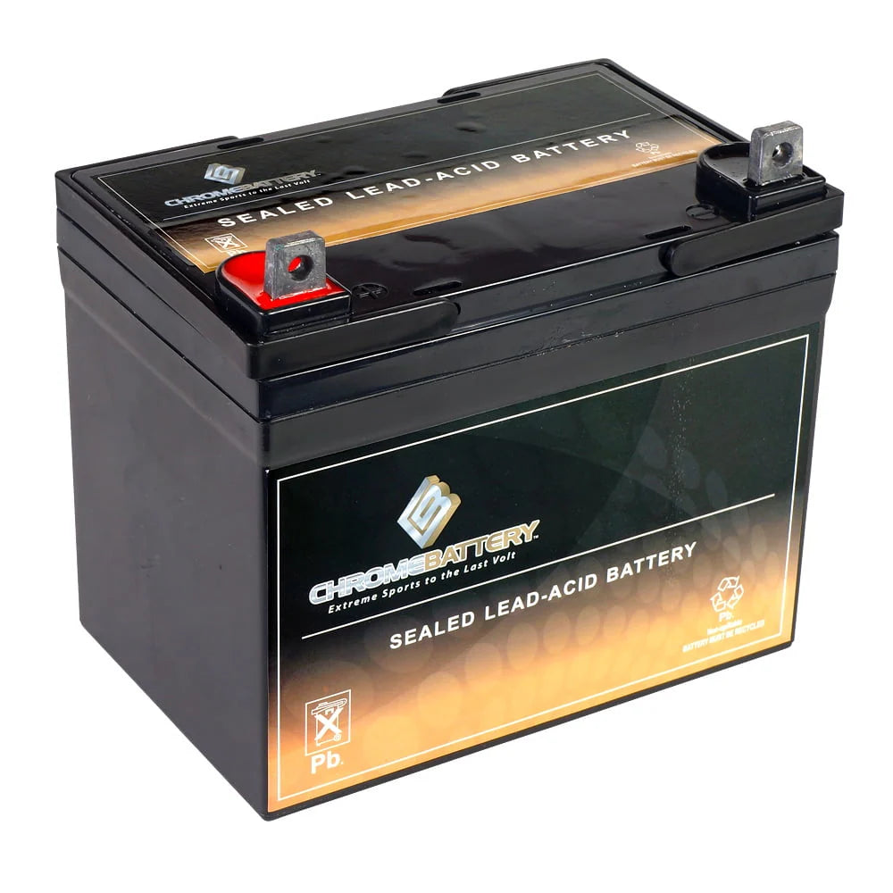 Chrome Battery 12V 35Ah Battery for Deere & Co. S92 Lawnmower