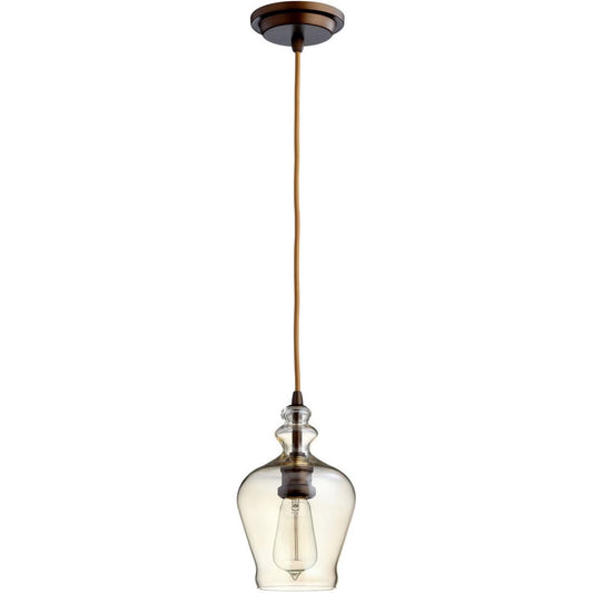 06062-Cyan lighting-Calista - One Light Pendant - 6 Inches Wide by 10.25 Inches High
