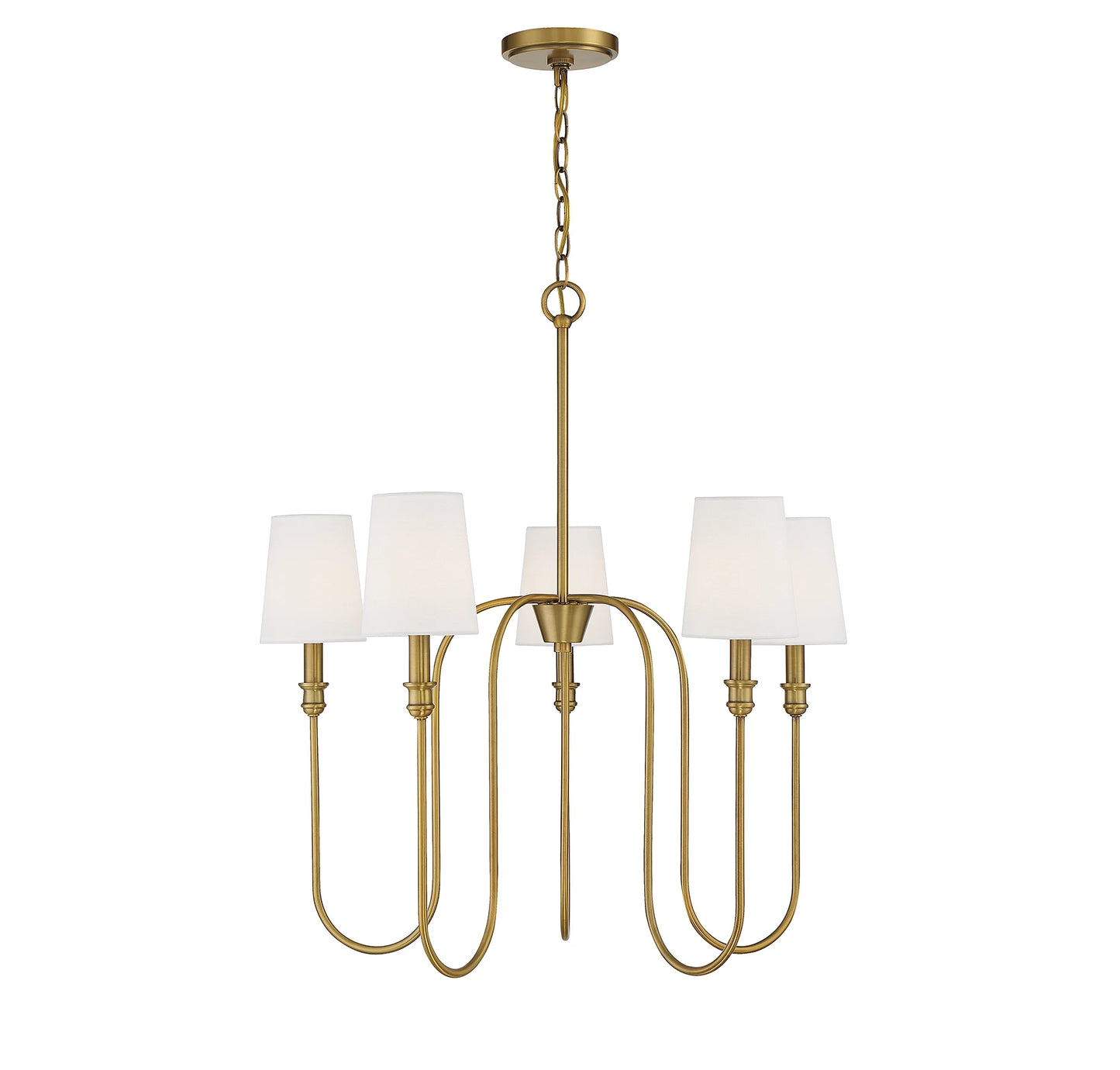 Trade Winds Lighting 5-Light Chandelier In Aged Iron