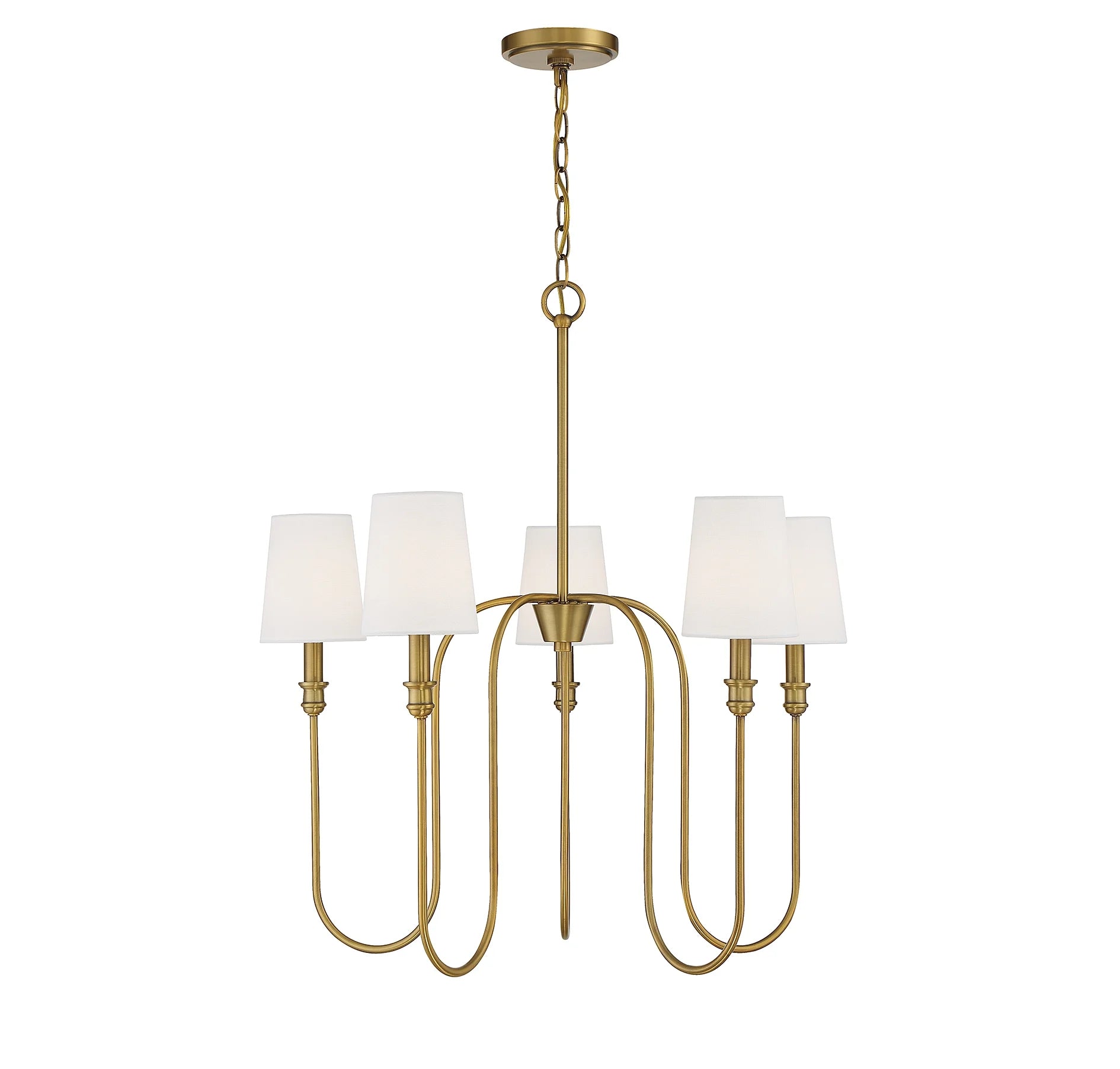 Trade Winds Lighting 5-Light Chandelier In Aged Iron
