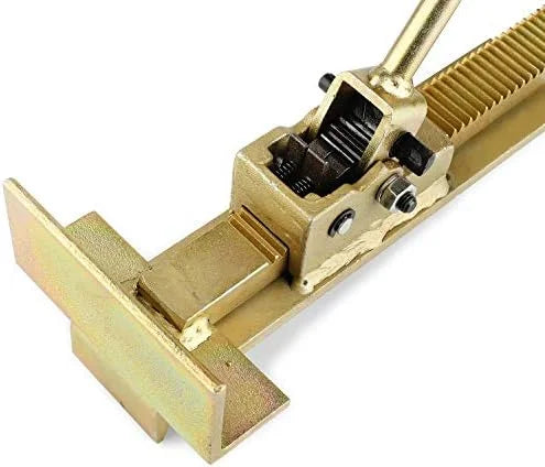Professional Hardwood Flooring Jack and Positioning Tool - Easiest Way to Straighten and Install Hardwood Flooring Without Pry Bars and Crowbars