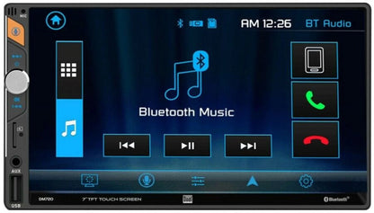 FITS GM-CAR-TRUCK-VAN-SUV AM/FM USB/BLUETOOTH TOUCHSCREEN CAR RADIO STEREO PKG. INCLUDES VEHICLE SPECIFIC INSTALLATION HARDWARE INCLUDING DASH KIT, WIRE HARNESS, AND ANTENNA ADAPTER WHEN REQIR