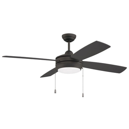 LAV52ESP4LK-LED-Craftmade Lighting-Laval - Ceiling Fan with Light Kit in Contemporary Style - 52 inches wide by 15.34 inches high