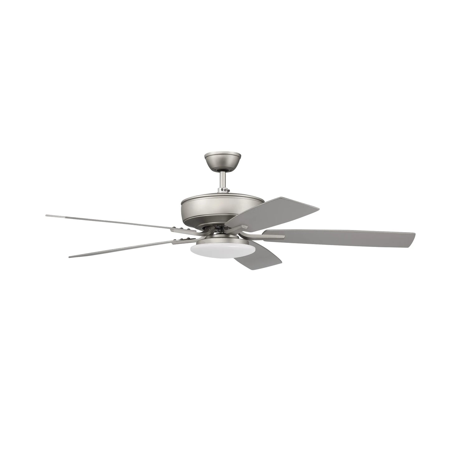P112SB5-52BWNFB-Craftmade Lighting-Pro Plus 112 Series - 52 Inch 5 Blade Ceiling Fan with Low Profile Light Kit