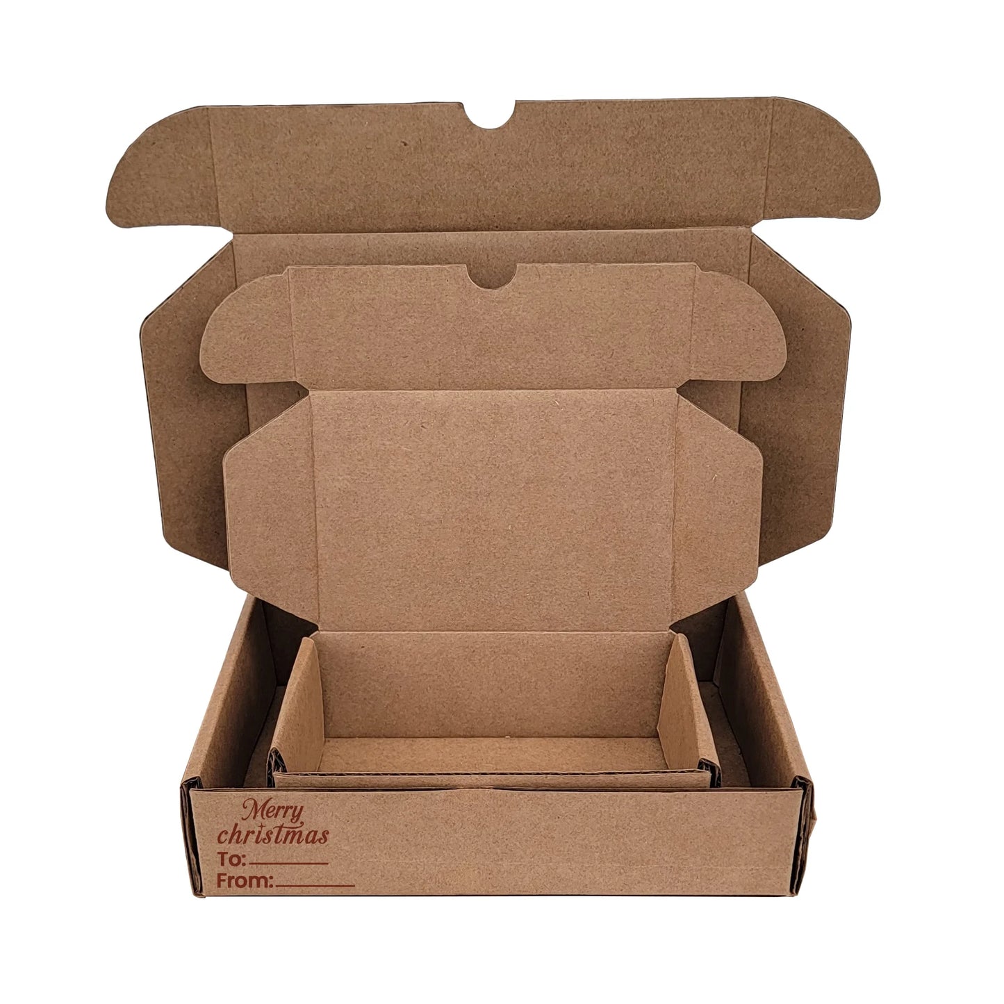 Ucanpack Christmas Shipping Boxes 10 x 5 x 3" - Xmas New Year Printed Holiday Mailing Boxes - Holiday Shipping Box Made In USA Christmas Small Business Supplies
