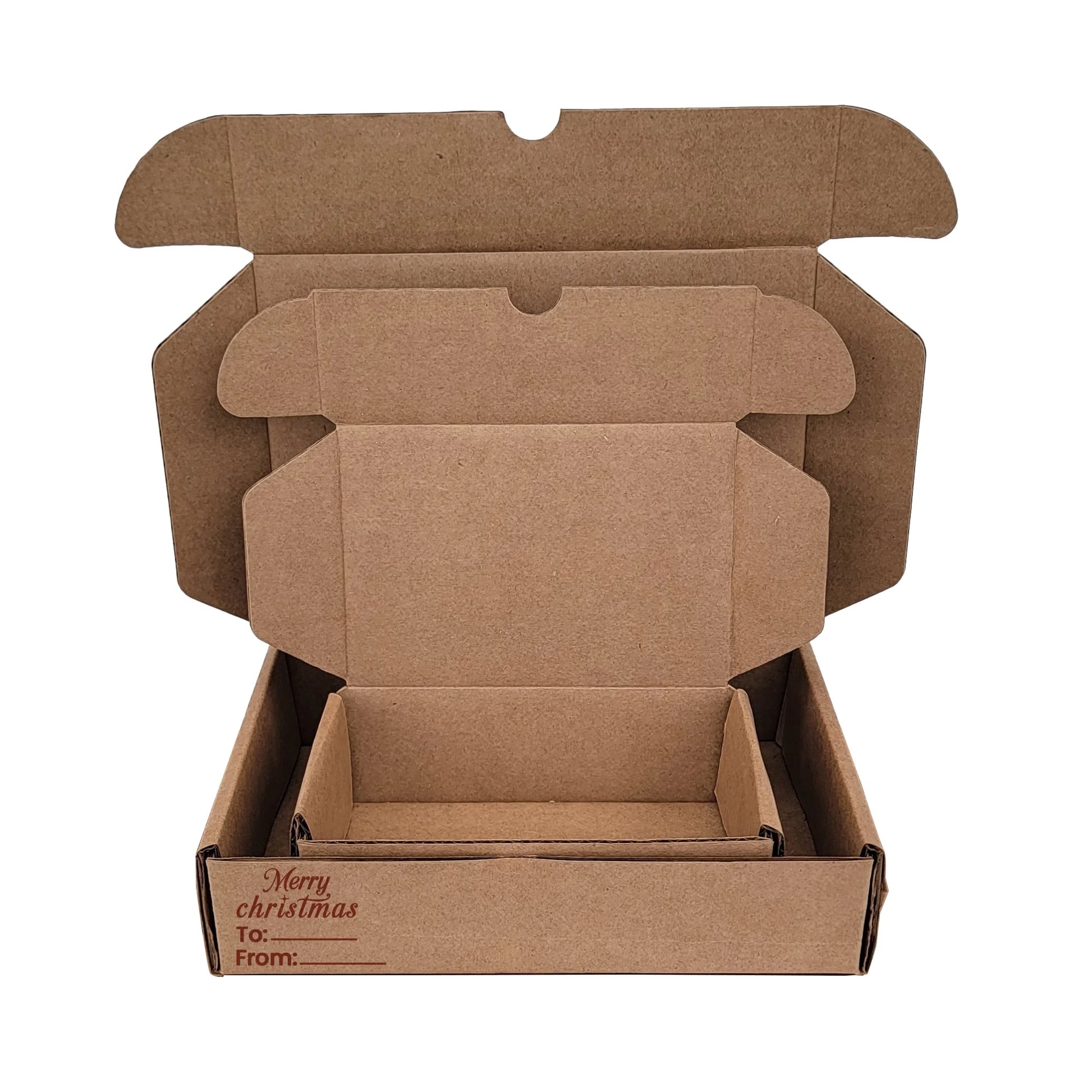 Ucanpack Christmas Shipping Boxes 10 x 5 x 3" - Xmas New Year Printed Holiday Mailing Boxes - Holiday Shipping Box Made In USA Christmas Small Business Supplies