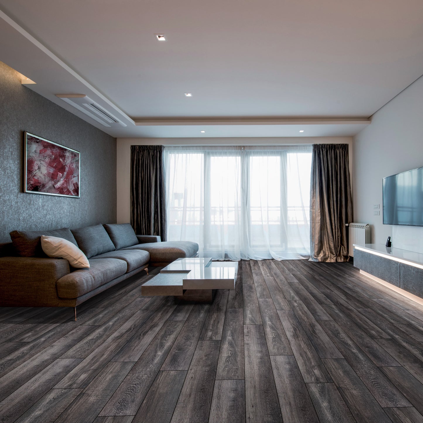 MSI Woodford Richworth 7 in. x 48 in. Rigid Core Luxury Vinyl Plank Flooring (23.8 sq. ft./case)