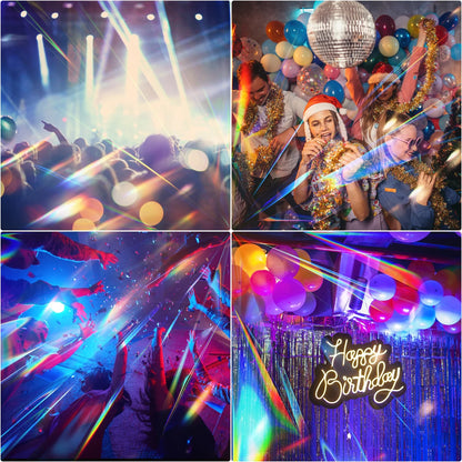 DJ Lights with Stand, 24PCS+8PCS RGBW Party Bar Light Set,Sound Activated LED Stage Lighting for Disco Wedding Halloween Christmas