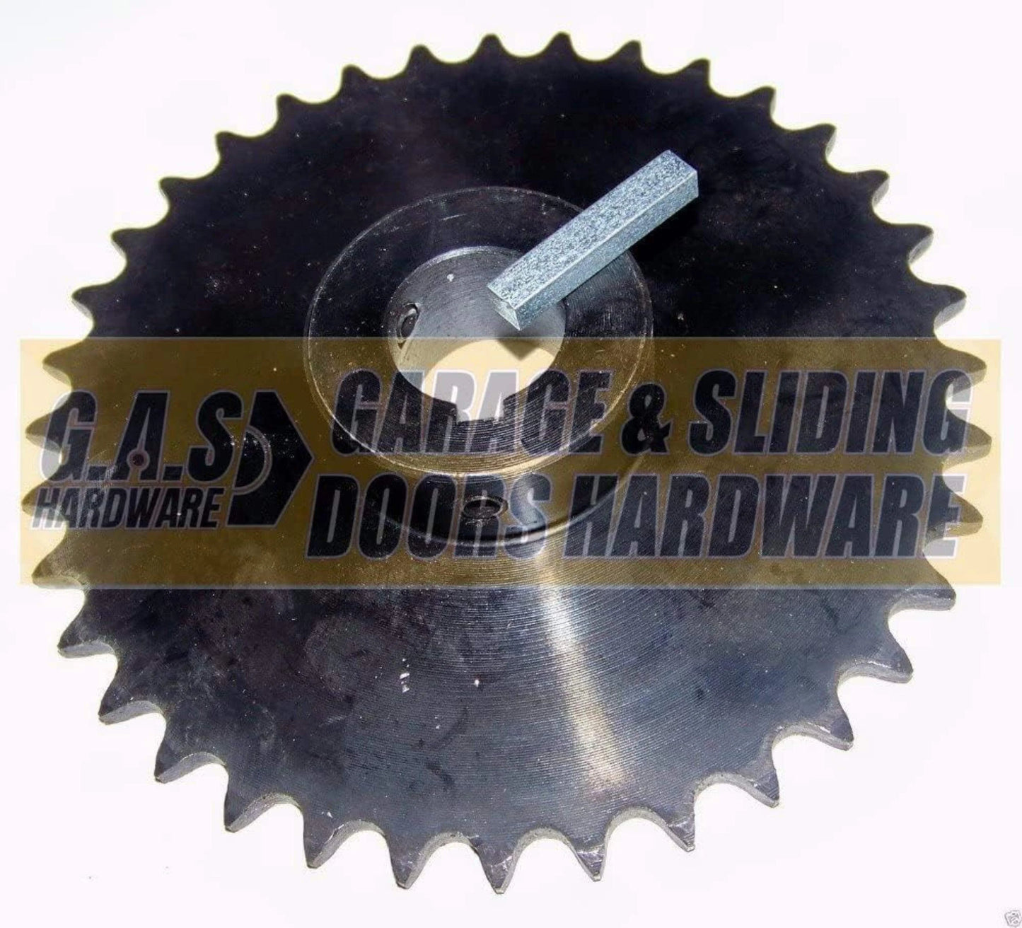 G.A.S Hardware Garage Door Chain Hoist Kit Model 2000R 4:1 Reduction Wall Mount (1.25 Inch Shaft) | Chain Hoist Replacement for Garage Door Repair | Garage Chain Replacement Set