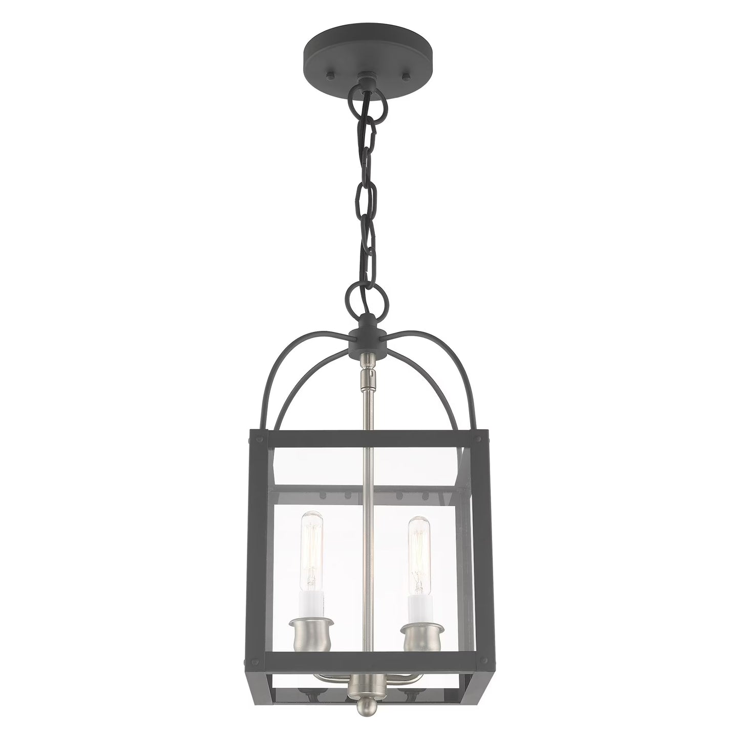 Livex Lighting 2-Light Convertible, 4041-76, 4041-80 Nordic Gray