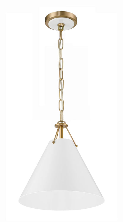 Crystorama Lighting - Pendant - Xavier - 1 Light Pendant-Matte Black Finish