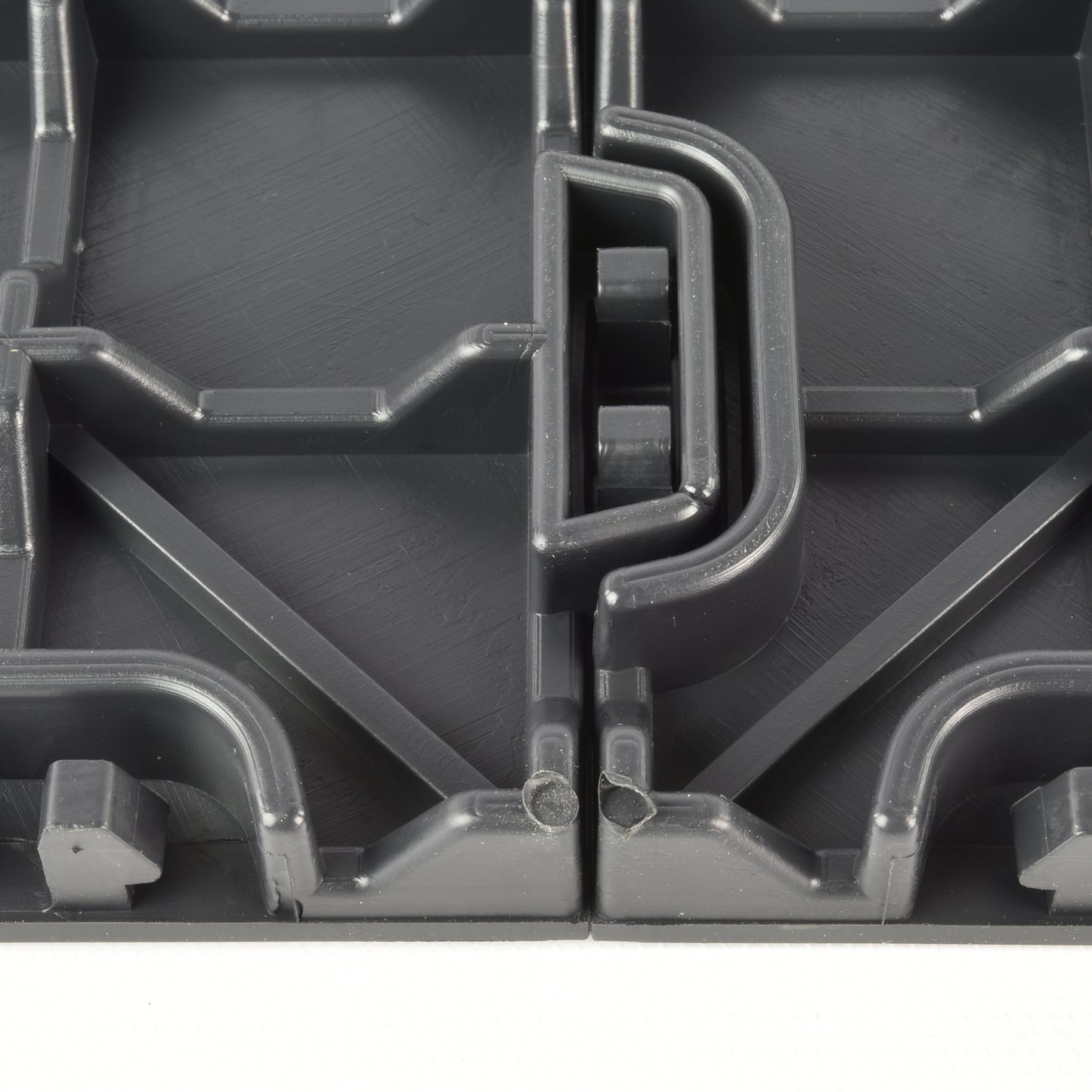 Greatmats 12" x 12" Black PVC Interlocking Floor Mats 25 Sq Ft Coverage Area Waterproof 25 Pieces