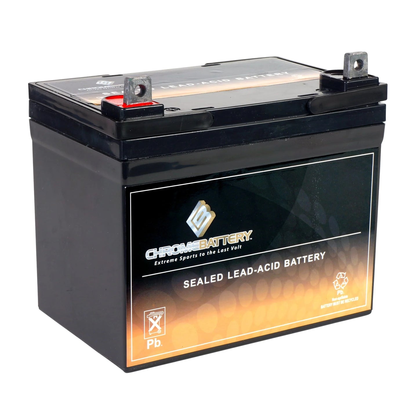 Chrome Battery 12V (12 Volts) 35Ah Battery for Mtd Products 495 Lawnmower