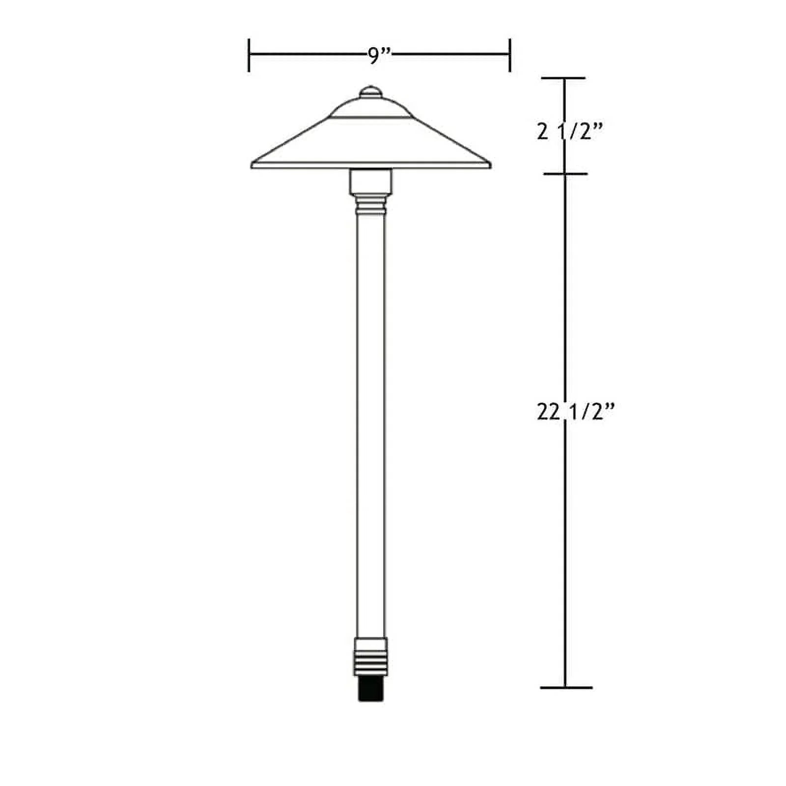VOLT Brass Landscape Lighting Kit (6 Spotlights, 2 Path Lights)