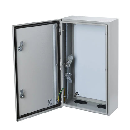 Autovo 24 x 16 x 8 In Carbon Steel Electrical Enclosure Box Waterproof IP66 Wall Mount Junction Box with Mounting Plate