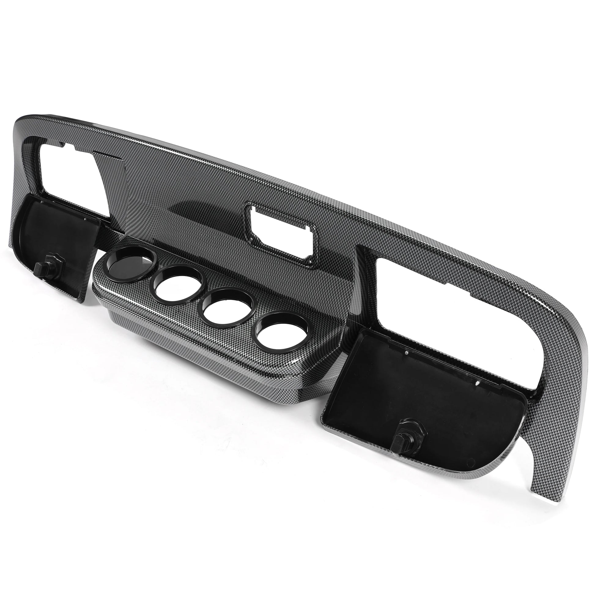 Kojem Golf Cart Dash Assembly for 1994-2013 EZGO TXT Golf Cart Dashboard Dash Kit Carbon Fiber Printing (w/Hardware and Keys)