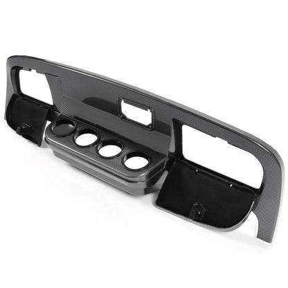 Kojem Golf Cart Dash Assembly for 1994-2013 EZGO TXT Golf Cart Dashboard Dash Kit Carbon Fiber Printing (w/Hardware and Keys)