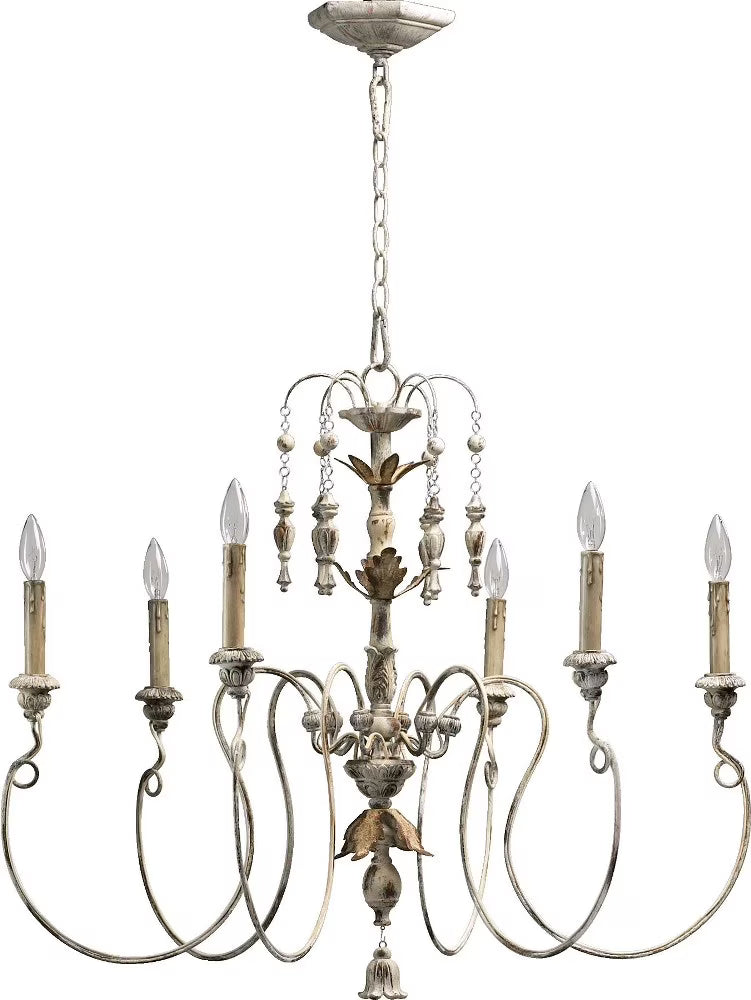 Quorum Lighting - Chandelier - Salento - 6 Light Chandelier in Transitional