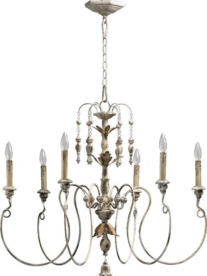 Quorum Lighting - Chandelier - Salento - 6 Light Chandelier in Transitional