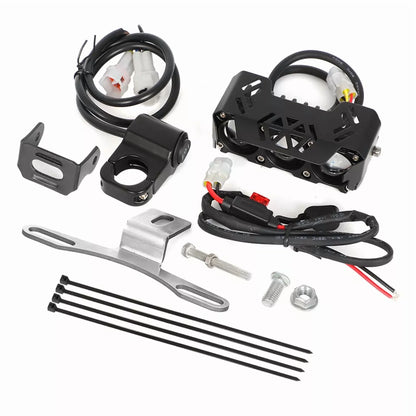 [2025 Upgraded] LED Headlight Light Bar Lighting Kit for Yamaha/Honda Dirt Bike, High Lumens Waterproof Shockproof, Night Riding Safety Enhanced