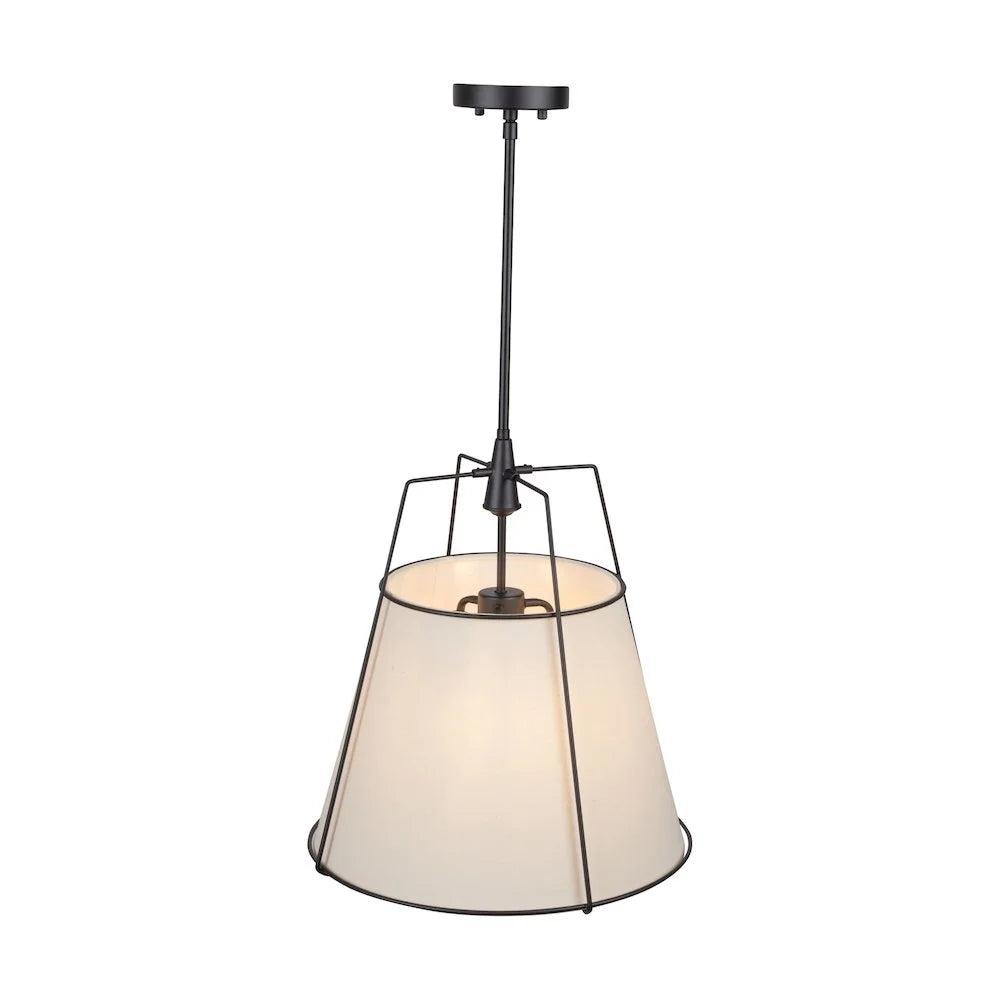 Artcraft Lighting Pullman Collection 3Light Pendant Black
