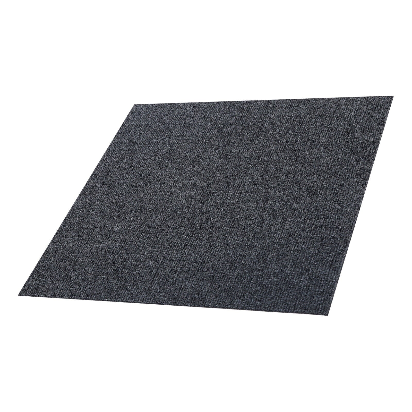 Miumaeov 50*50cm Modern Square Carpet Rug Floor Carpet Adsorption Type Self-adhesive Carpet 20 Pcs Grey