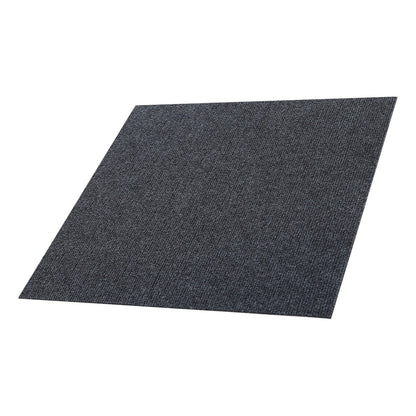 Miumaeov 50*50cm Modern Square Carpet Rug Floor Carpet Adsorption Type Self-adhesive Carpet 20 Pcs Grey