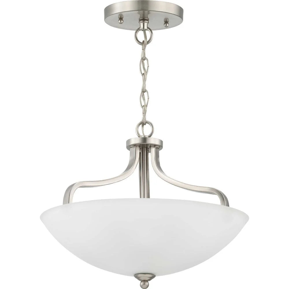 Progress Lighting - Three Light Semi-Flush Convertible - Close-to-Ceiling -