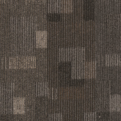 Mohawk Basics 24" x 24" Carpet Tile with EnviroStrand PET Fiber in Stone Walk (96 sq ft per carton)
