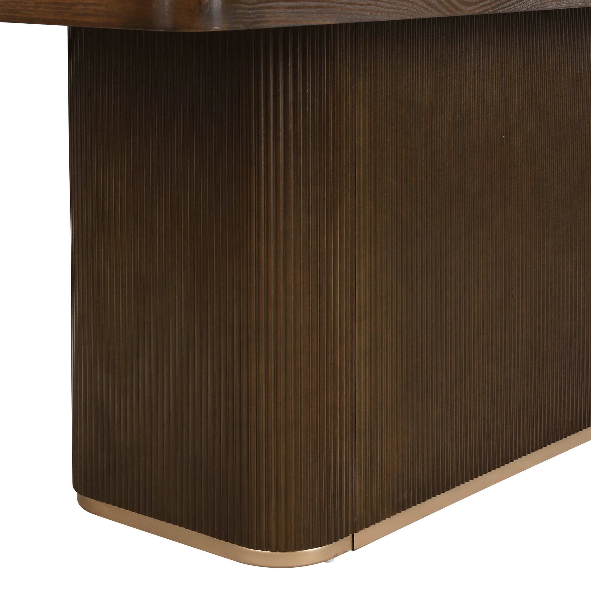 Christopher Knight Home 84" Rectangular Wood Dining Table for 6-8 people with Solid Pillar Base, Walnut
