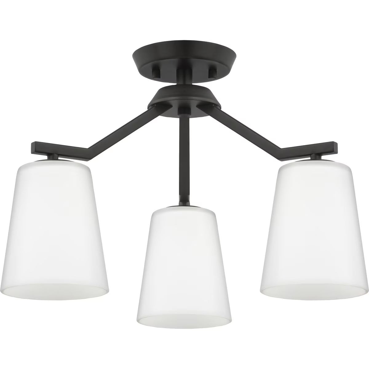 Progress Lighting - Vertex - 3 Light Convertible Chandelier In Contemporary