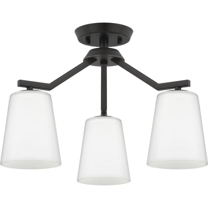 Progress Lighting - Vertex - 3 Light Convertible Chandelier In Contemporary