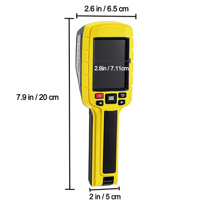 KFFKFF Thermal Imaging Camera, 60x60 (3600 Pixels) IR Resolution Infrared Camera with 2.8" Color Display Screen, Built-in SD Card and Li-ion Battery, for HVAC, Electrical System Automatic Detect
