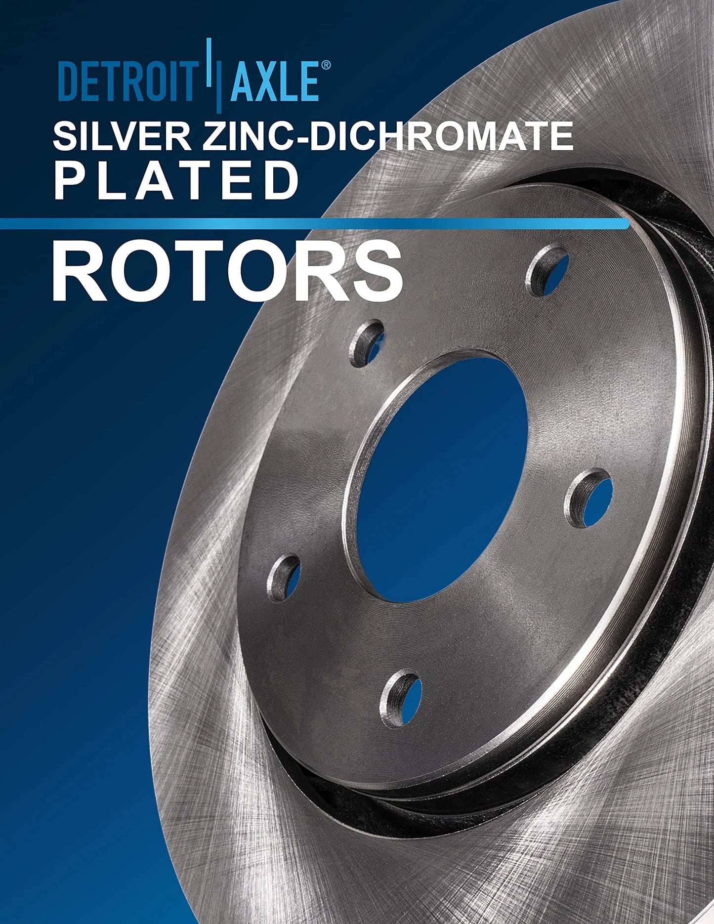 Detroit Axle - Brake Kit for 2019 2020 2021 Subaru Forester, Disc Brake Rotors Ceramic Brakes Pads with Hardware Replacement : 12.44" inch Front and 11.22" inch Rear Brake Rotors