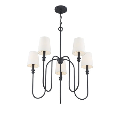 Trade Winds Lighting 5-Light Chandelier In Aged Iron