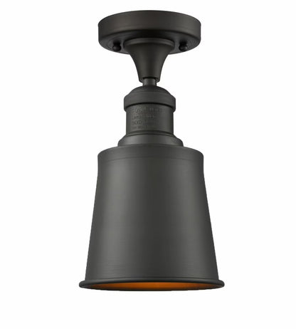 Innovations Lighting - Addison - 1 Light Semi-Flush Mount In Traditional Style-9