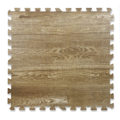 Home Aesthetics 100 Sq. Ft 3/8 Inch Thick Interlocking Foam Mats Flooring,