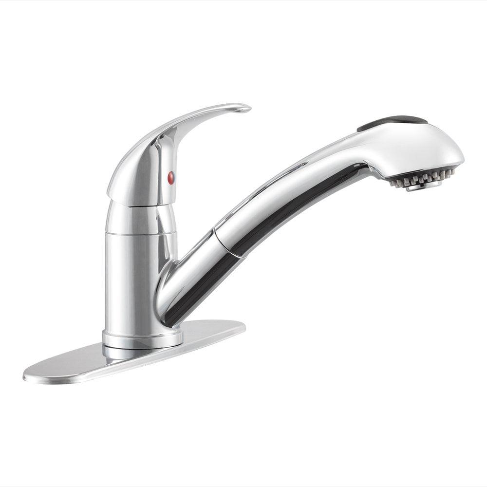 Dura Faucet Designer Pull-Out RV Kitchen Faucet - Chrome Polished