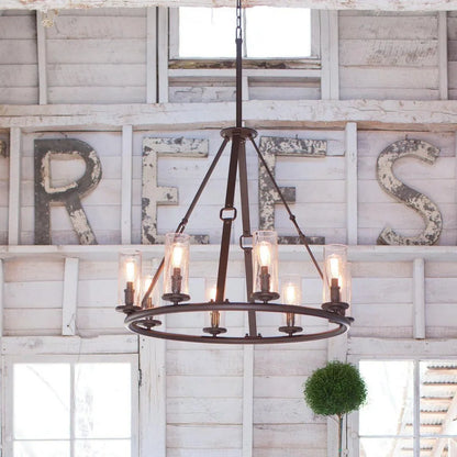Hinkley Lighting - Eight Light Foyer Pendant - Chandelier - Dakota - Eight Light
