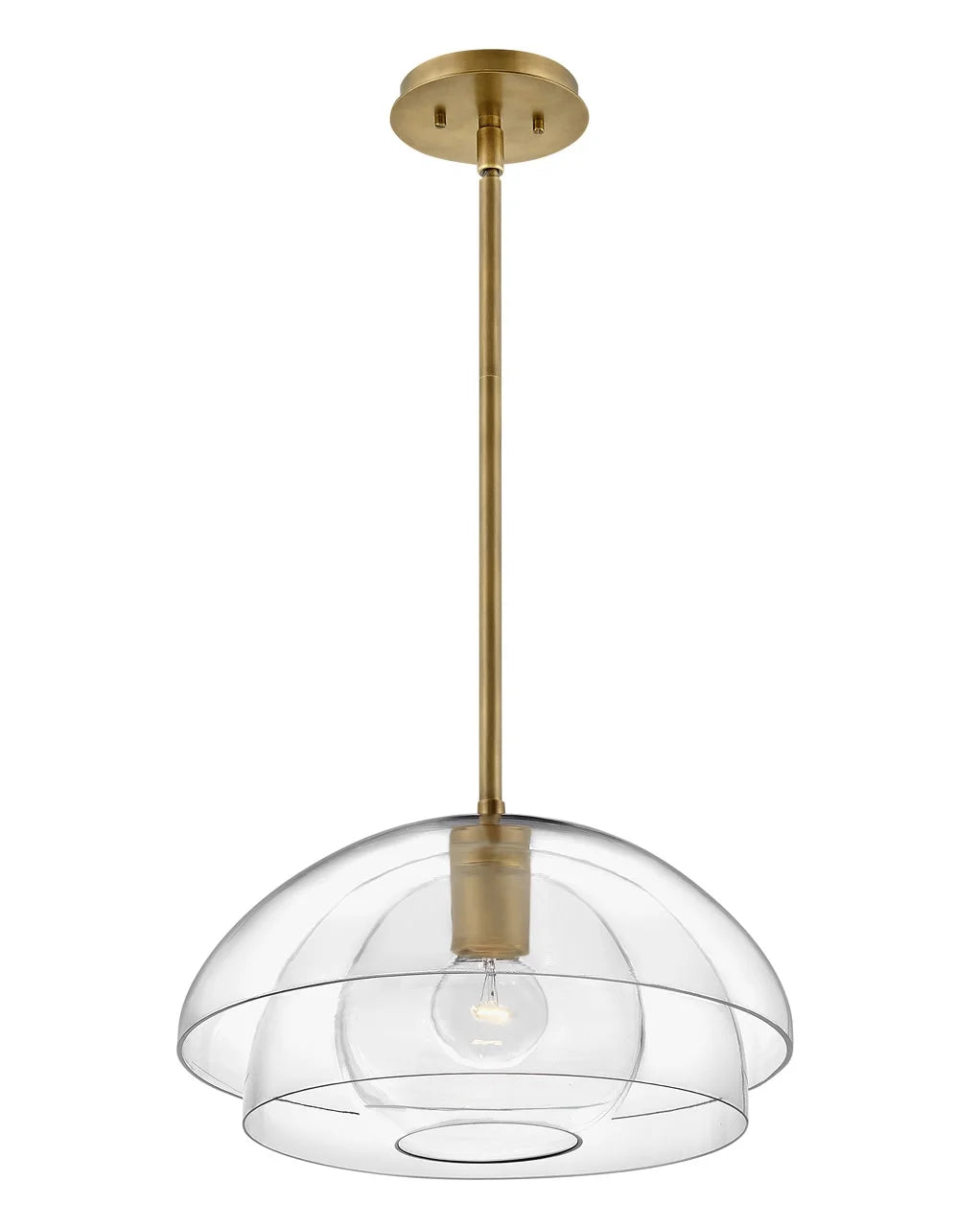 Hinkley Lighting - One Light Semi-Flush Mount - Lotus - 1 Light Medium