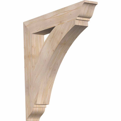 Ekena Millwork 4"W x 18"D x 18"H Thorton Traditional Rough Sawn Bracket, Western Red Cedar