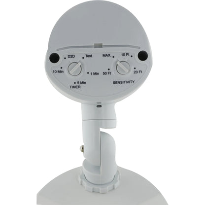 Nuvo Lighting LED Security Light Dual Head With Motion Sensor Black Finish 3000K