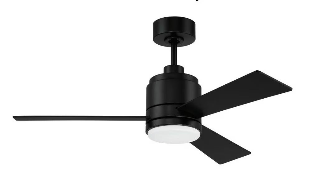 MCY42W3-Craftmade Lighting-McCoy - 3 Blade Ceiling Fan with Light Kit-16.46 Inches Tall and 42 Inches Wide-White Finish
